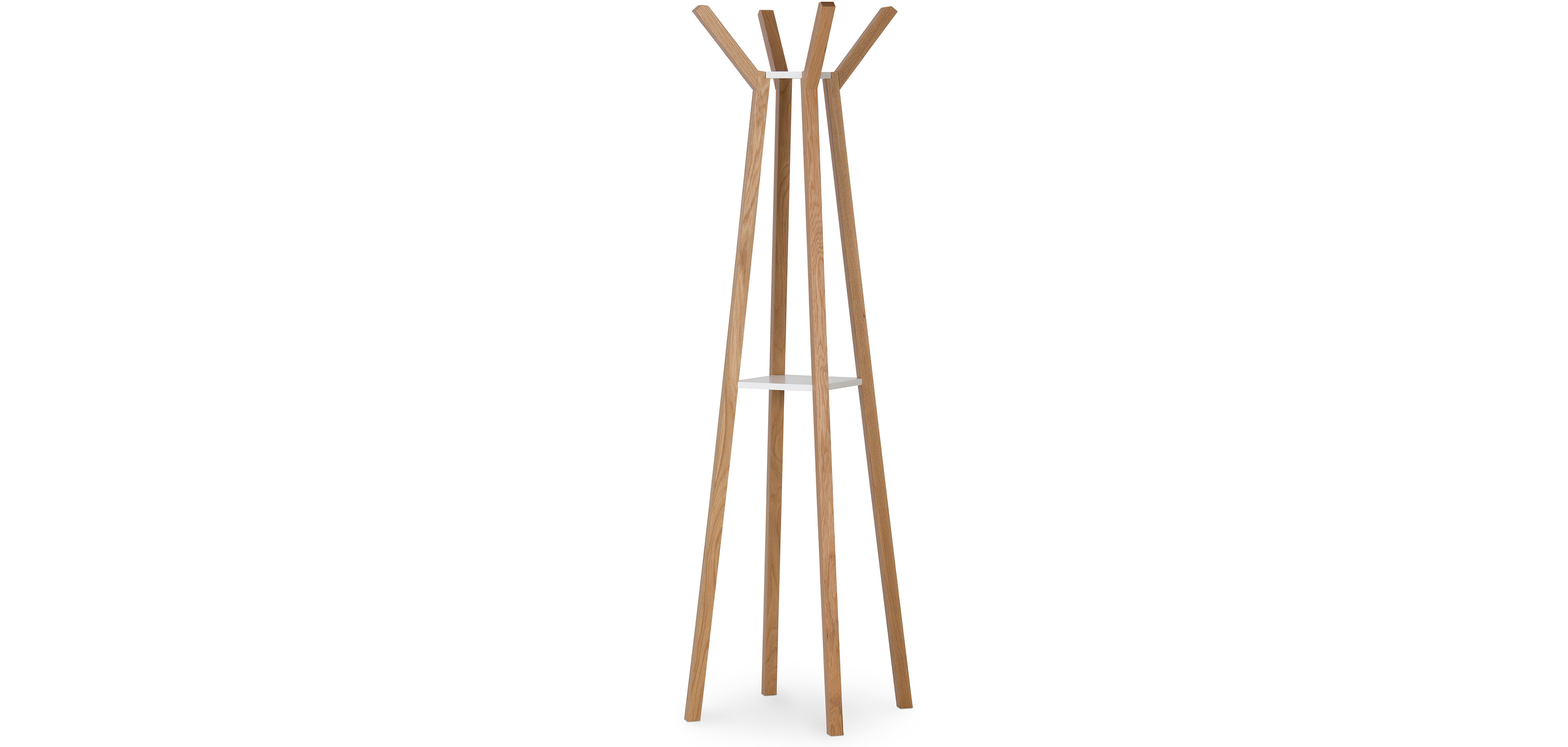 Appendiabiti da terra in legno di stile scandinavo